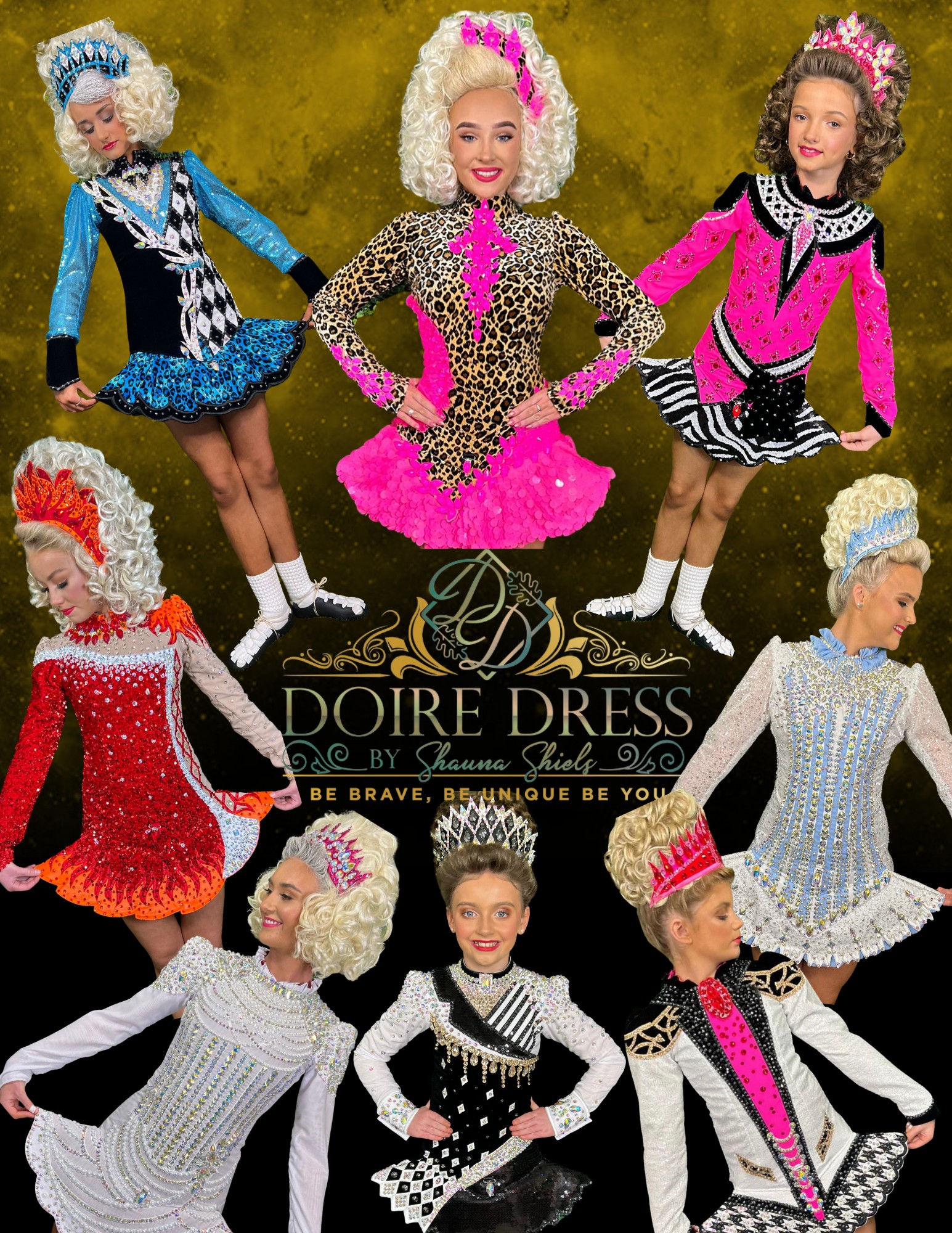 Doire Dress- Irish Dance Dresses by Shauna Shiels